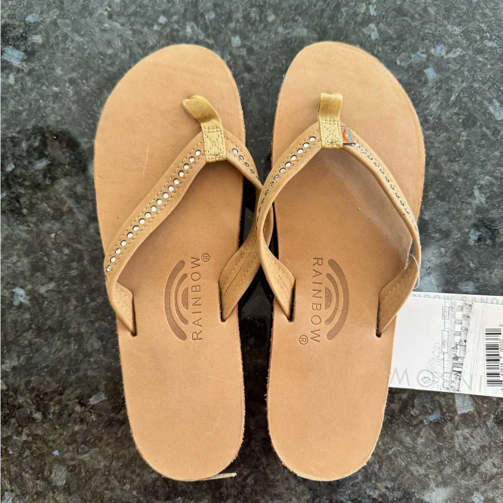 Rainbow Women's Tan Sandals - Picture 1 of 8